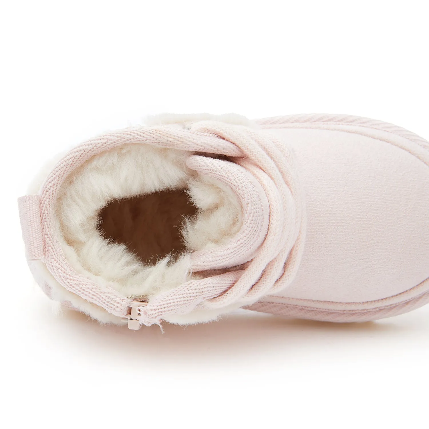 Kids Unisex Side Zipper Low Ankle Boots