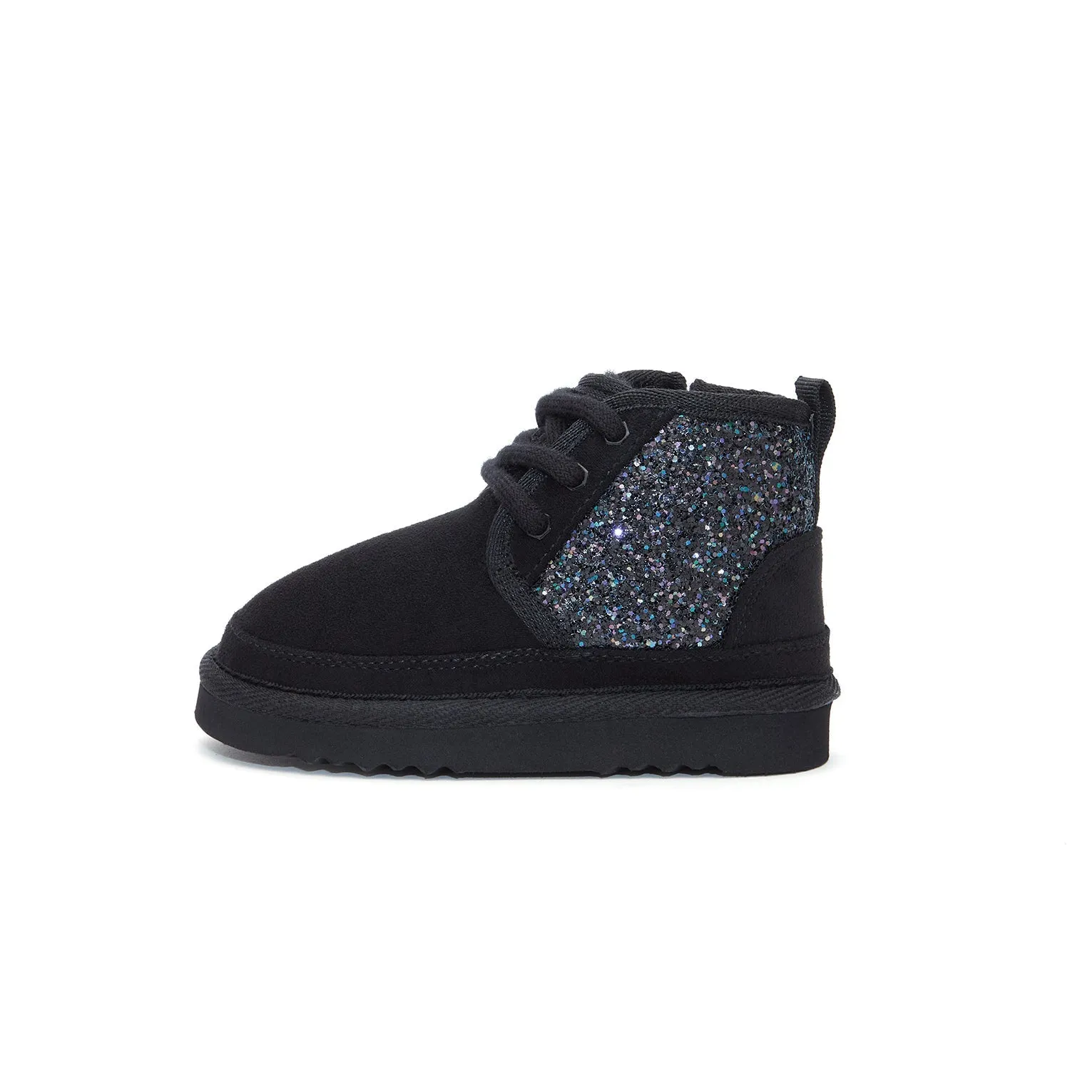 Kids Unisex Side Zipper Low Ankle Boots
