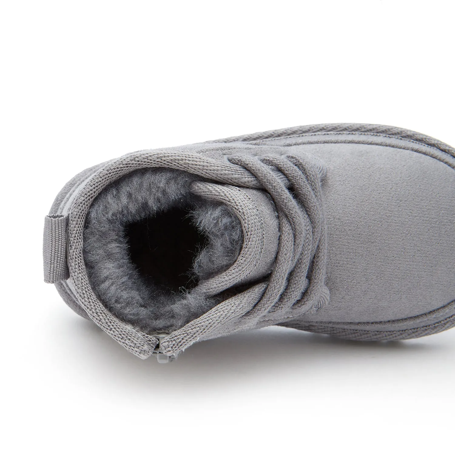 Kids Unisex Side Zipper Low Ankle Boots