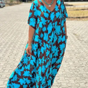 Lilac™ - Casual Printed Maxi Dress