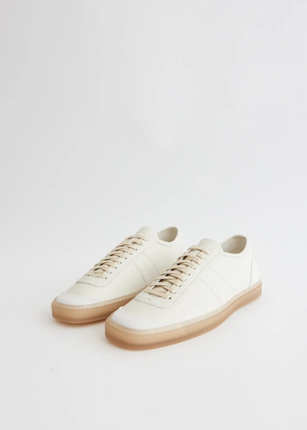 Linoleum Basic Laced Up Trainers