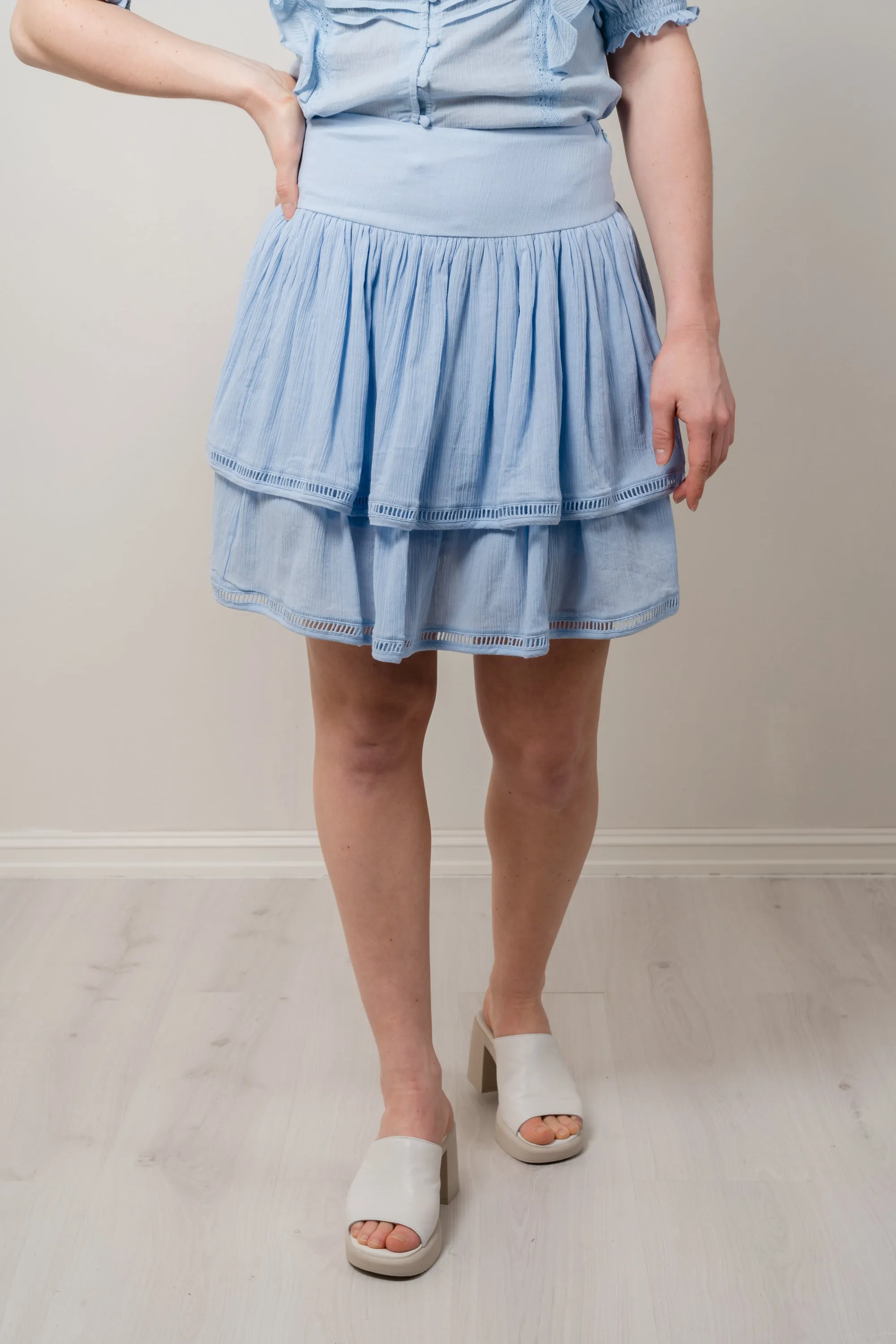 Lori Skirt - Light Blue