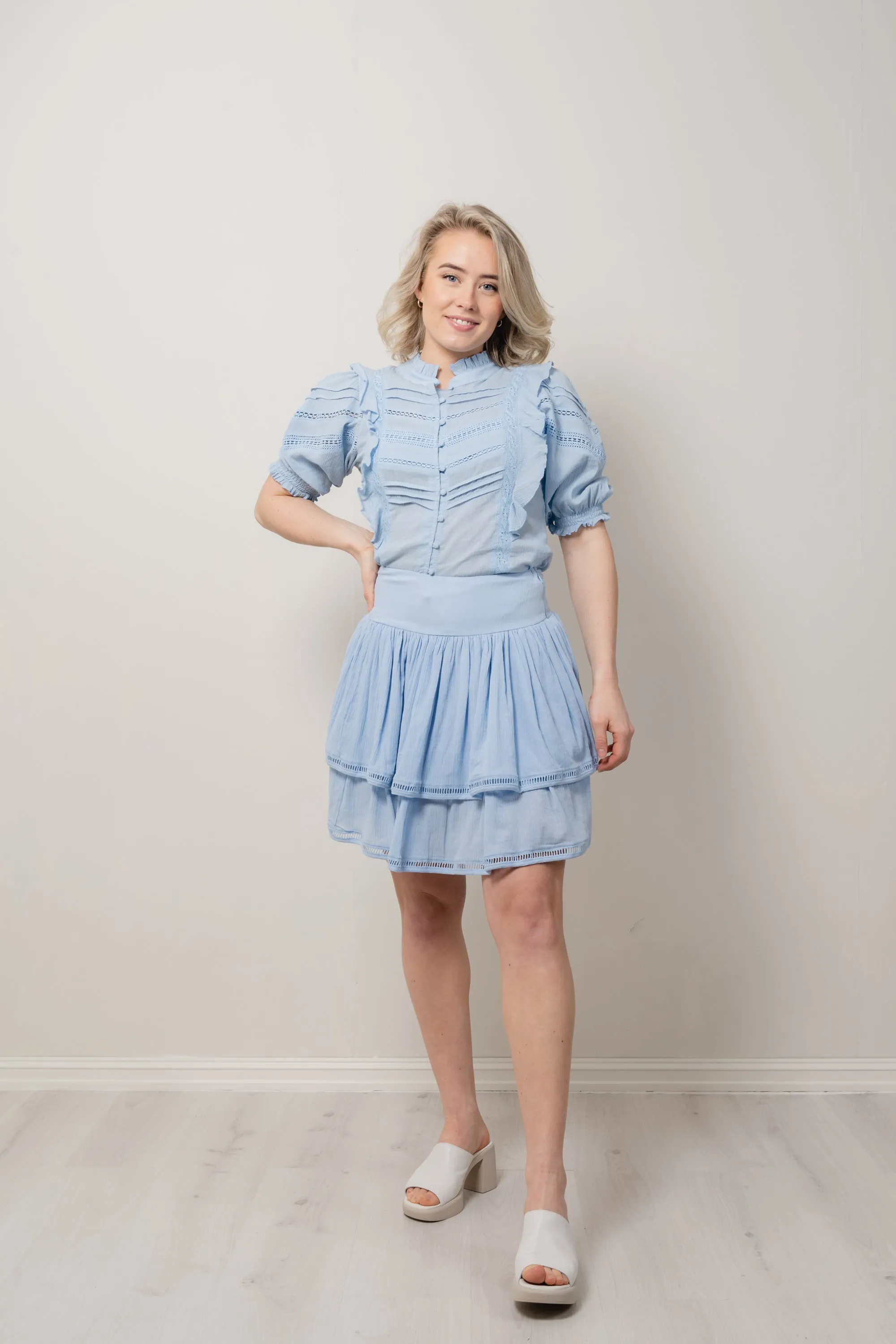 Lori Skirt - Light Blue
