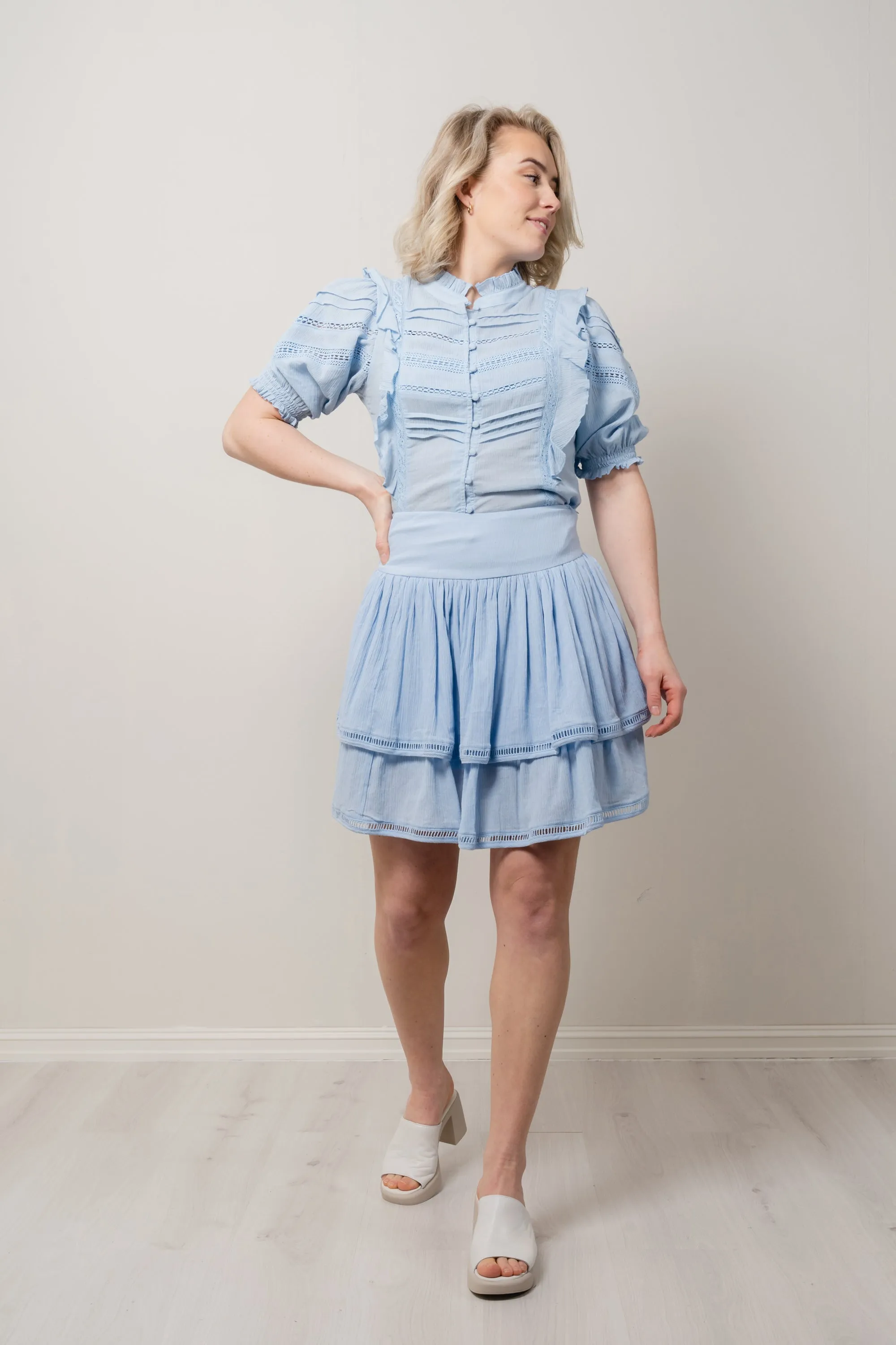 Lori Skirt - Light Blue
