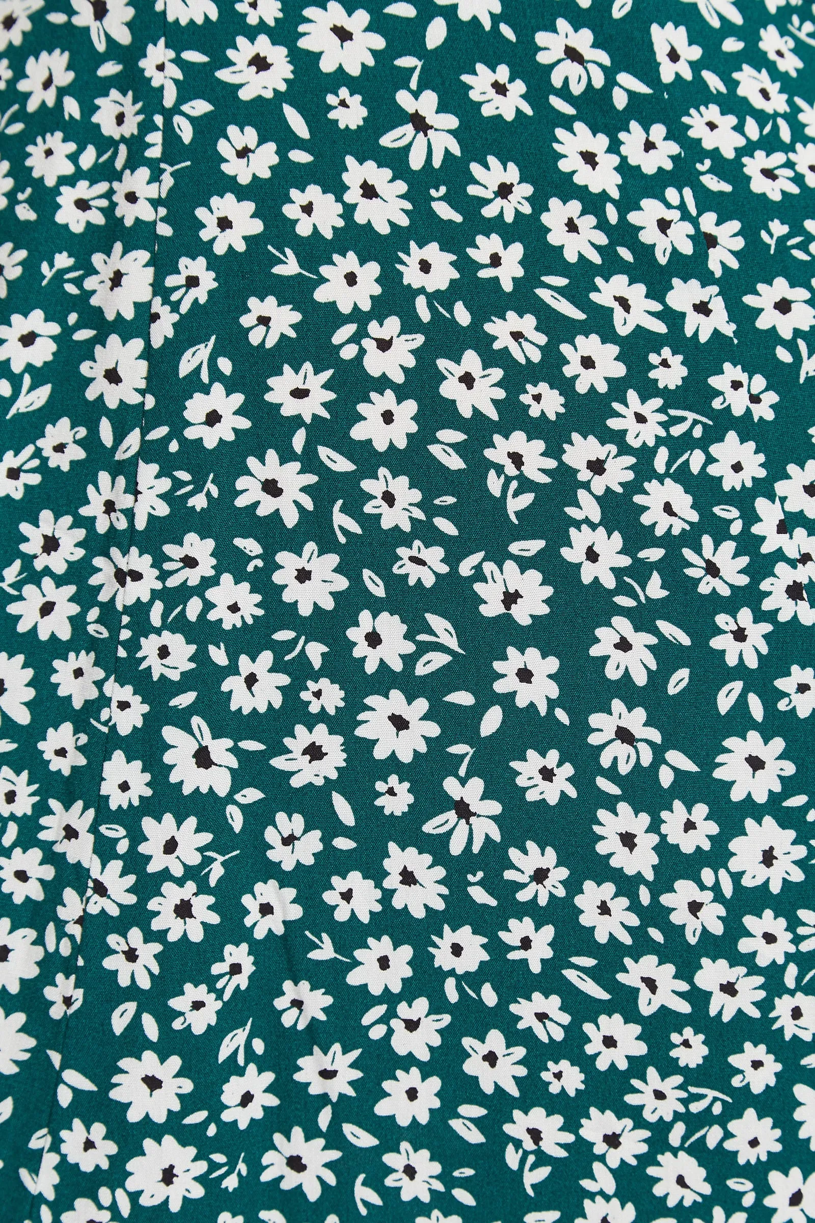 Louche Cathleen Flower Sketch Print Mini Tea Dress - Green