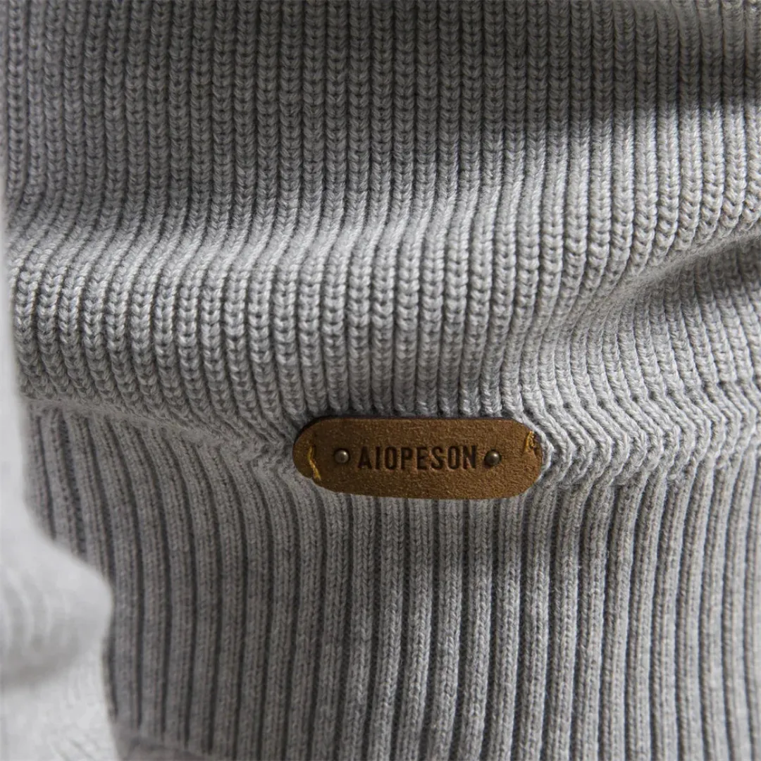 Luis  Quarter-Zip Knit Sweater