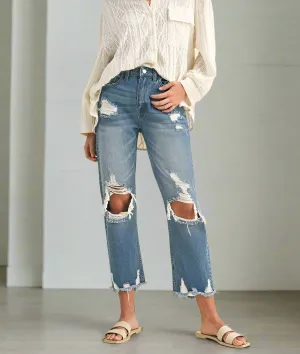 Madalyn Distressed Cropped Jeans