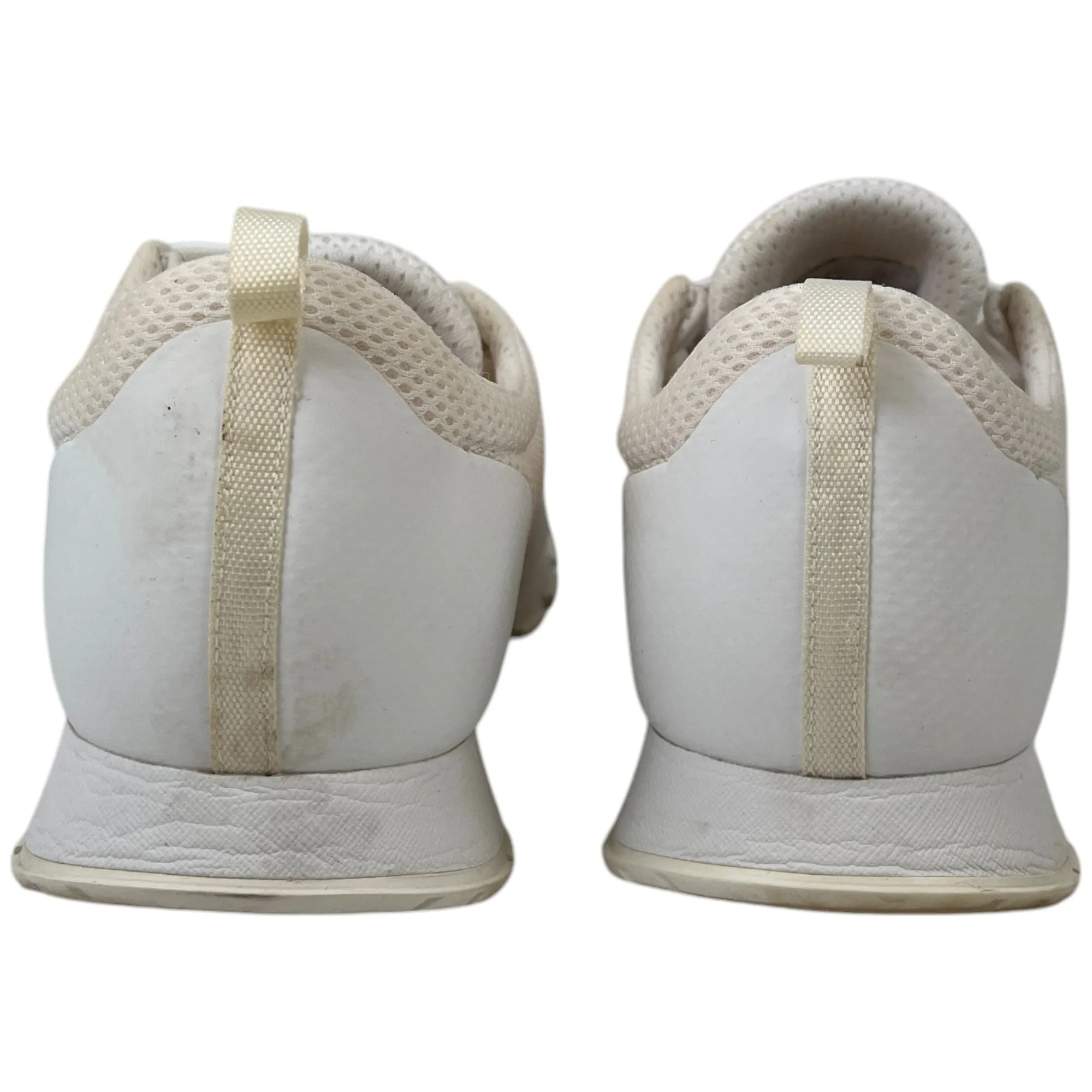 Men's Logo Runners Low Trainers Cream Size EU 44.5 / UK 10.5