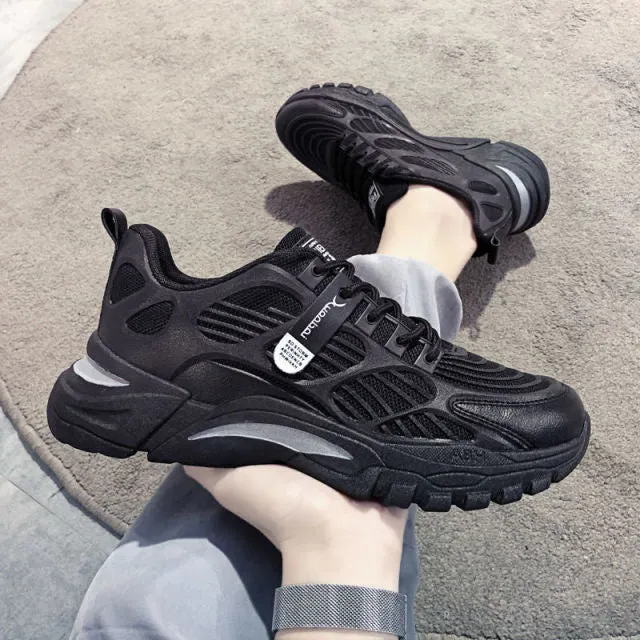 Men's Shoes Spring  Trendy Sports Casual Borad Shoes Versatile Summer Breathable Sneakers Running Daddy Tide Shoes