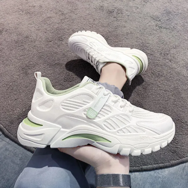 Men's Shoes Spring  Trendy Sports Casual Borad Shoes Versatile Summer Breathable Sneakers Running Daddy Tide Shoes