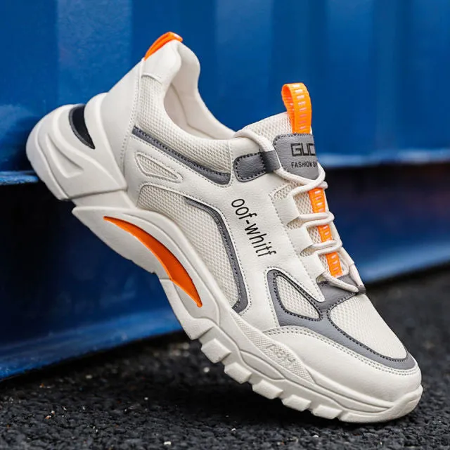 Men's Shoes Spring  Trendy Sports Casual Borad Shoes Versatile Summer Breathable Sneakers Running Daddy Tide Shoes