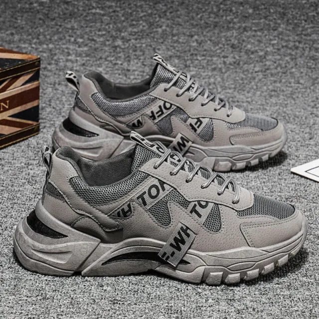 Men's Shoes Spring  Trendy Sports Casual Borad Shoes Versatile Summer Breathable Sneakers Running Daddy Tide Shoes