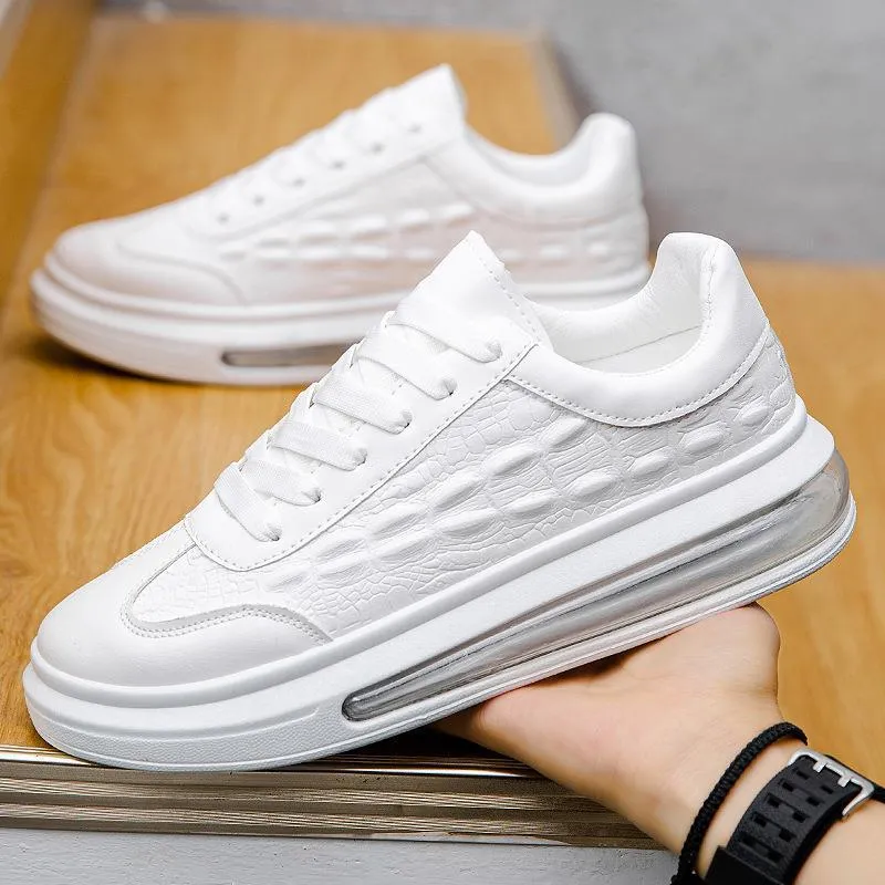 Men's Trendy Leather Fashion Sneakers