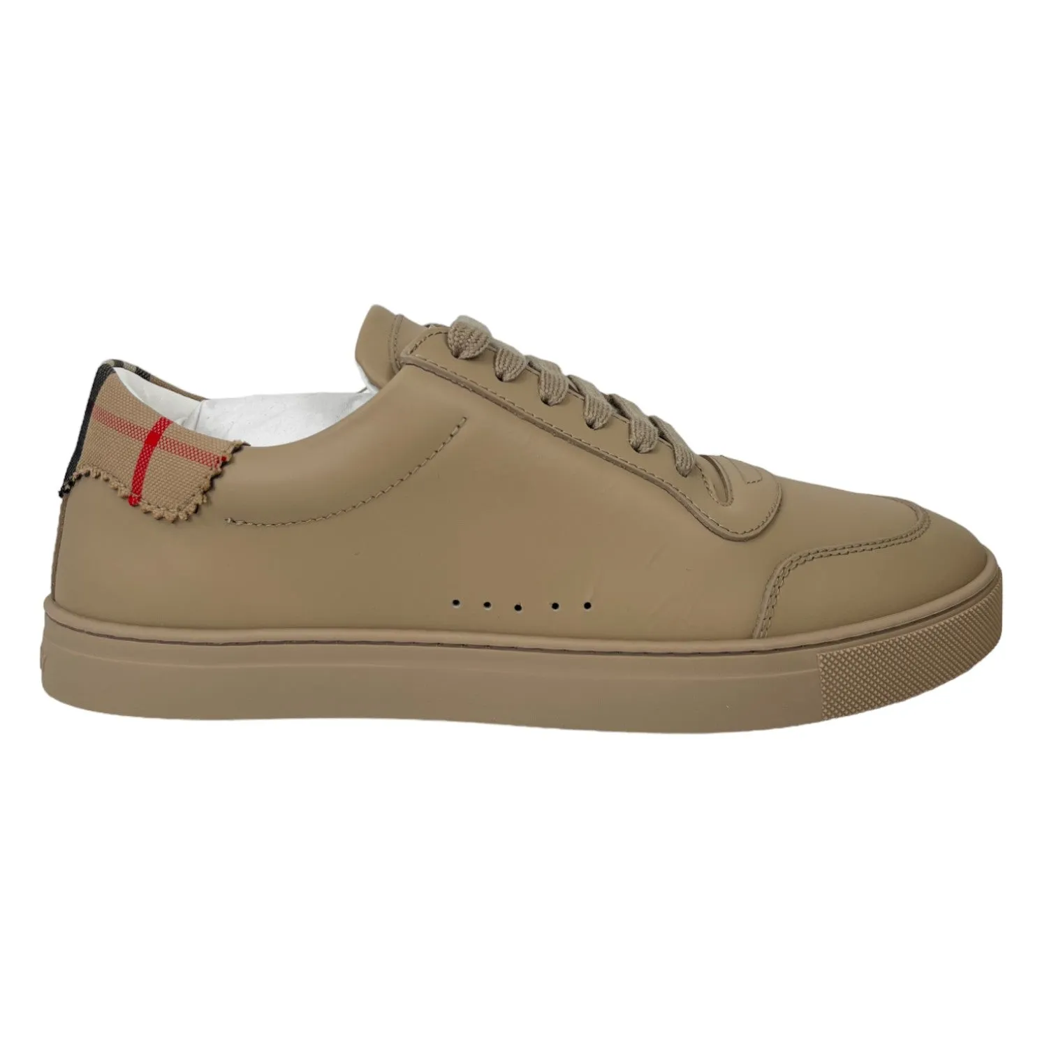 Men's Vintage Check Low Trainers Beige Size EU 40 / UK 6