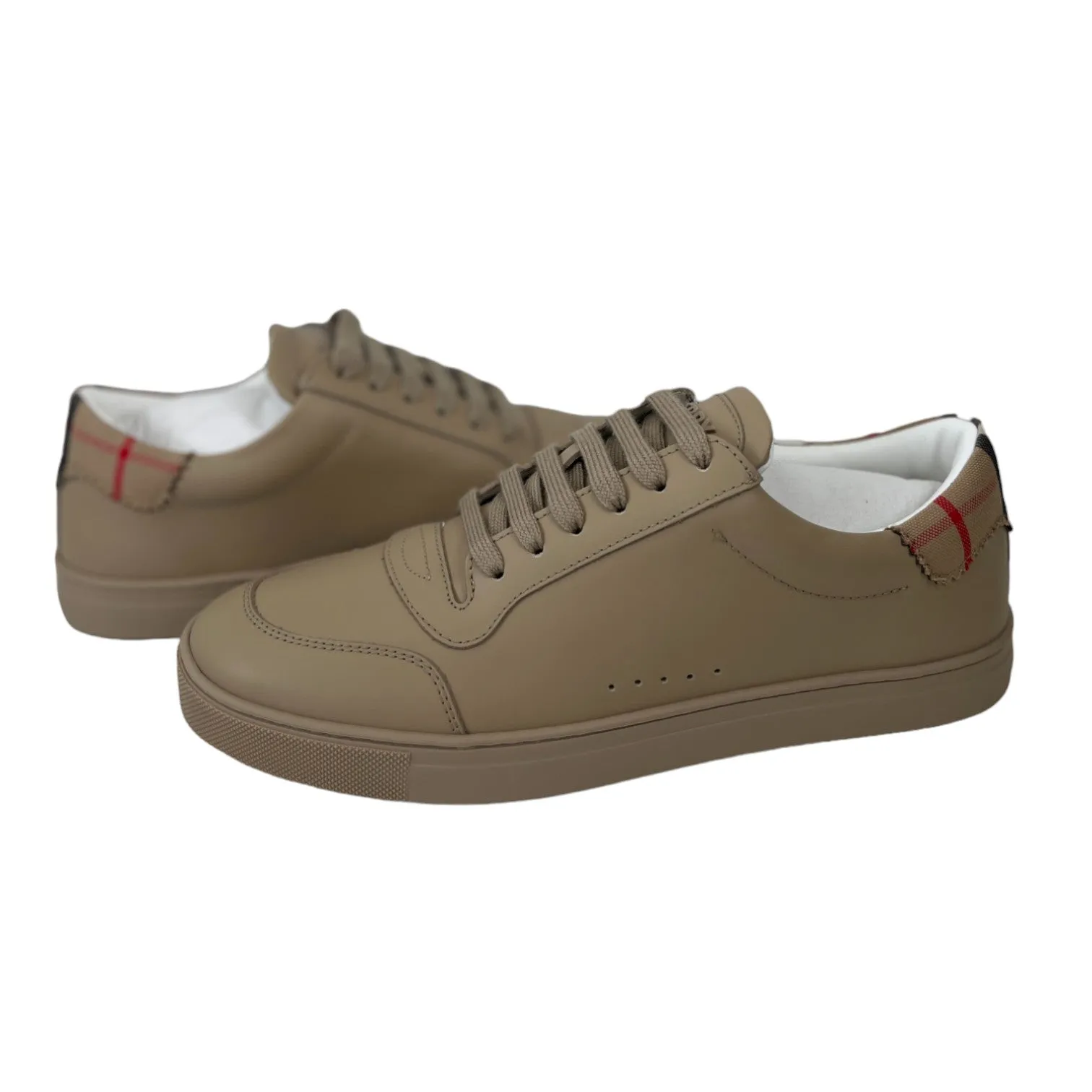 Men's Vintage Check Low Trainers Beige Size EU 40 / UK 6