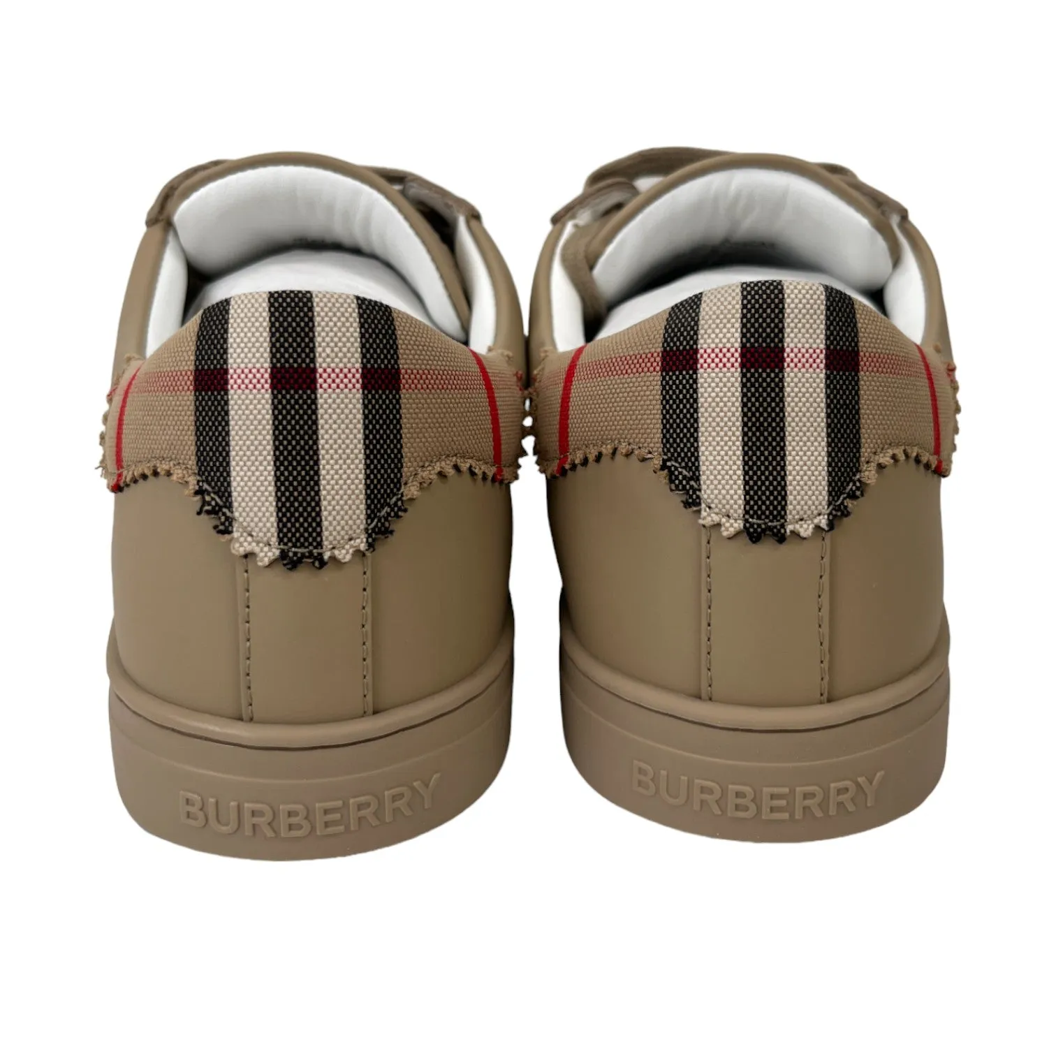 Men's Vintage Check Low Trainers Beige Size EU 40 / UK 6