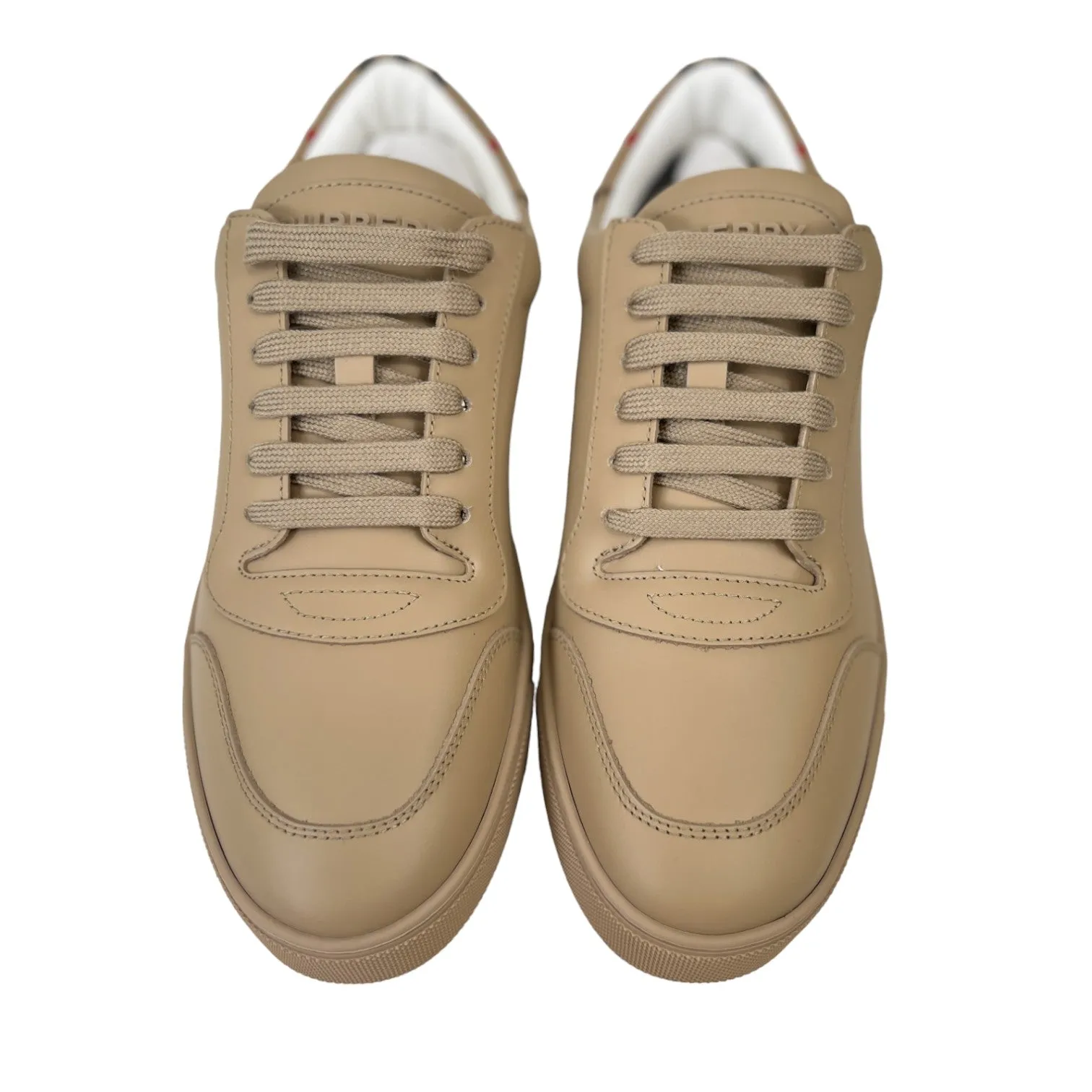 Men's Vintage Check Low Trainers Beige Size EU 40 / UK 6