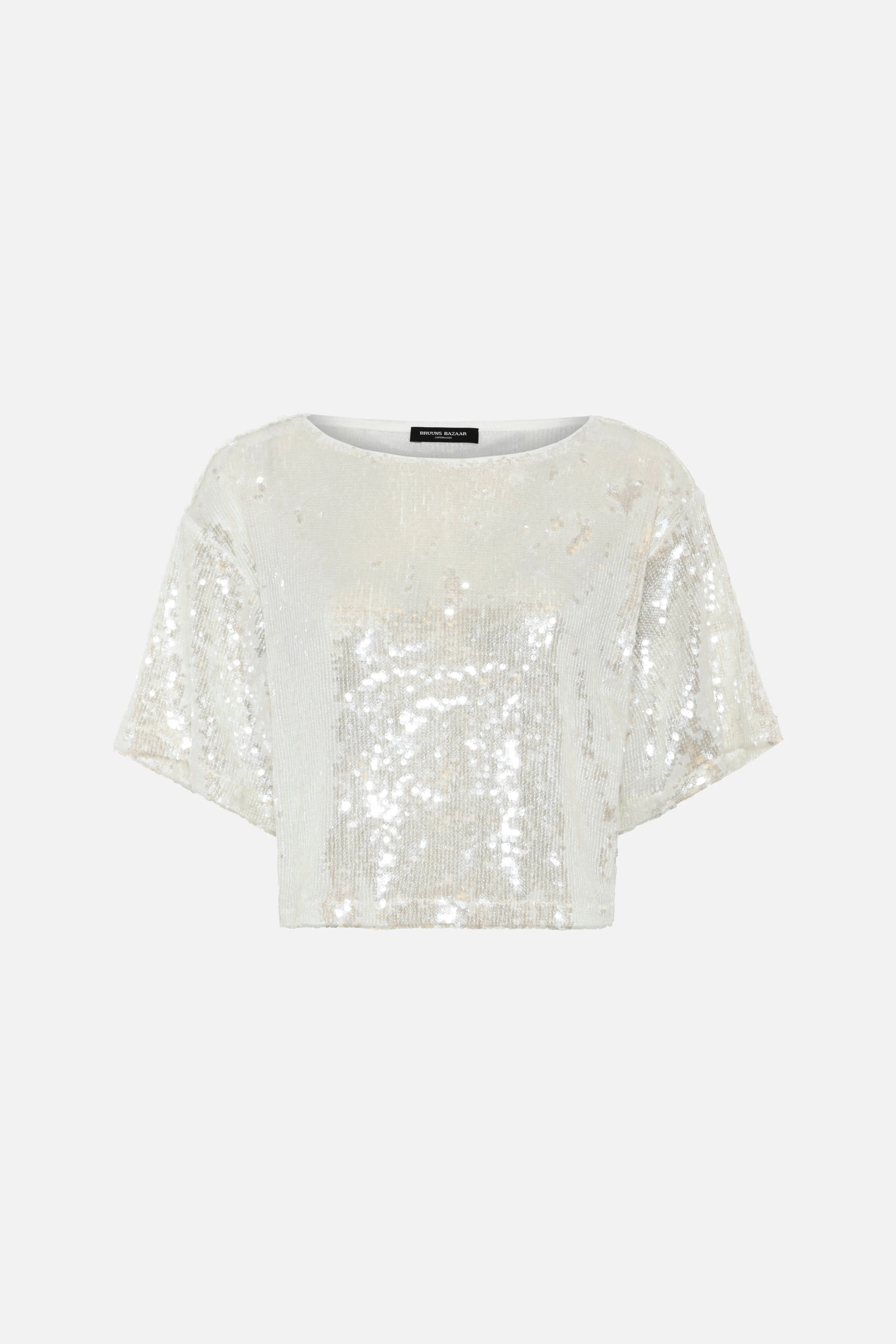 MossroseBBGinia blouse - White w Silver
