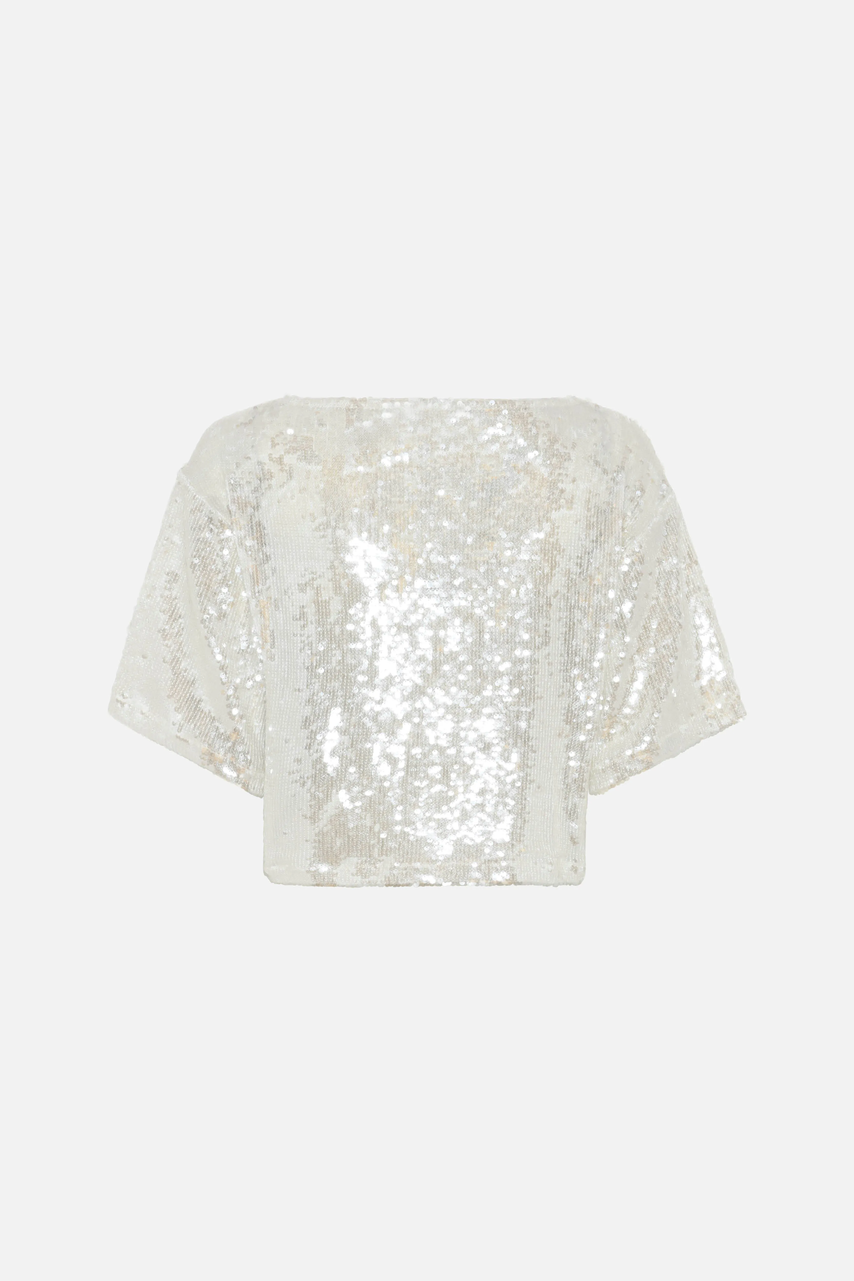 MossroseBBGinia blouse - White w Silver