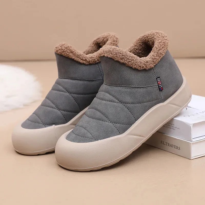 MYRA | Quilted Eco-Suede Winter Boots