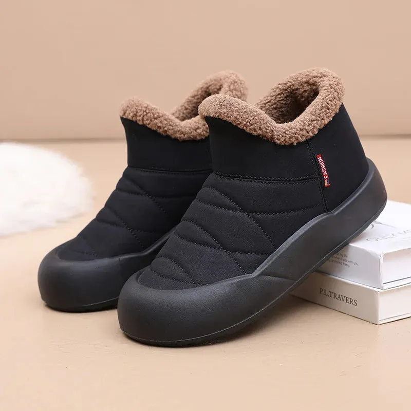 MYRA | Quilted Eco-Suede Winter Boots