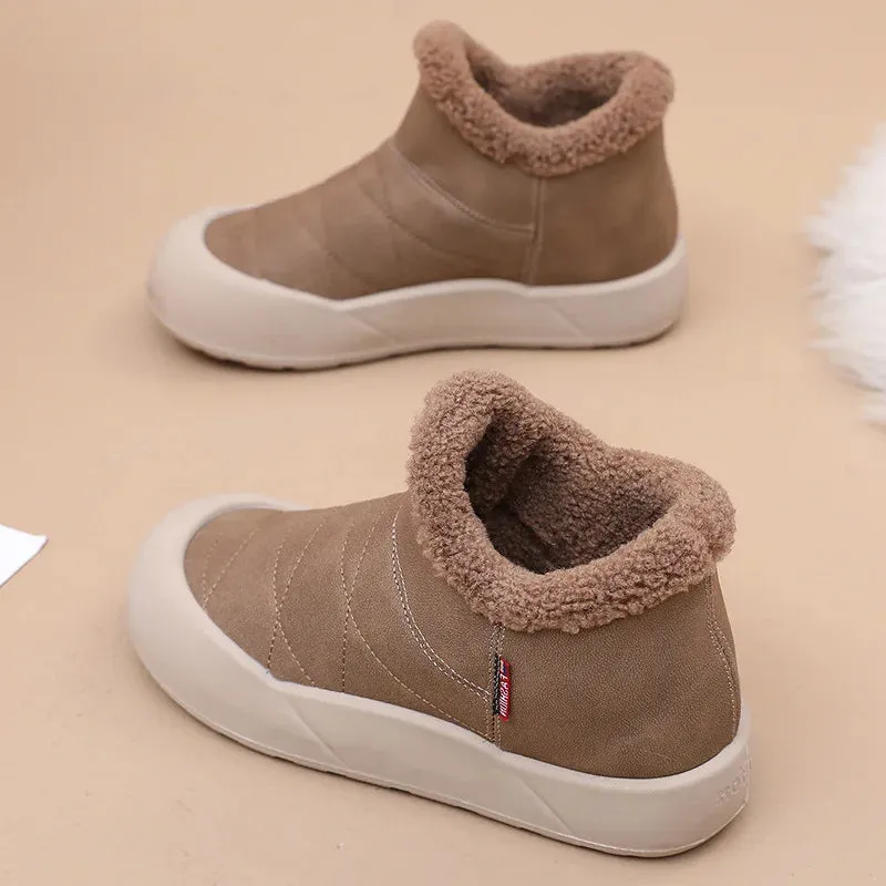 MYRA | Quilted Eco-Suede Winter Boots