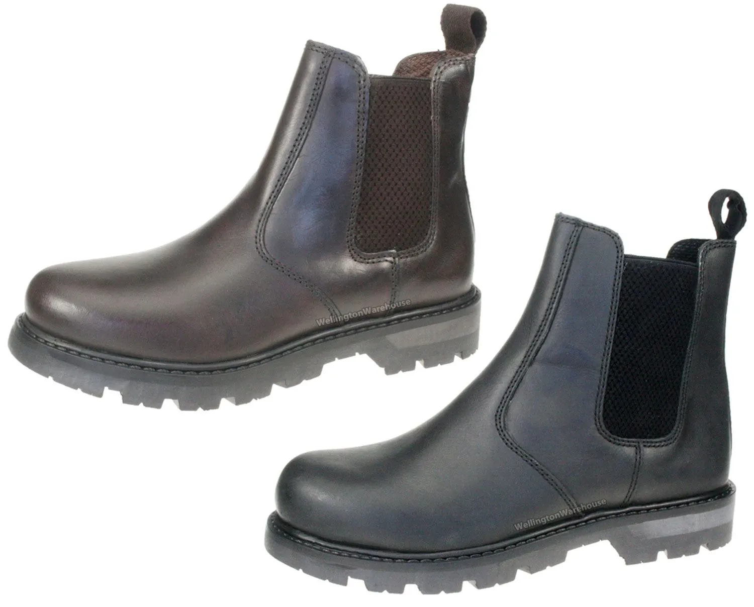 Oaktrak Kids Rocksley Leather Chelsea Dealer Boots