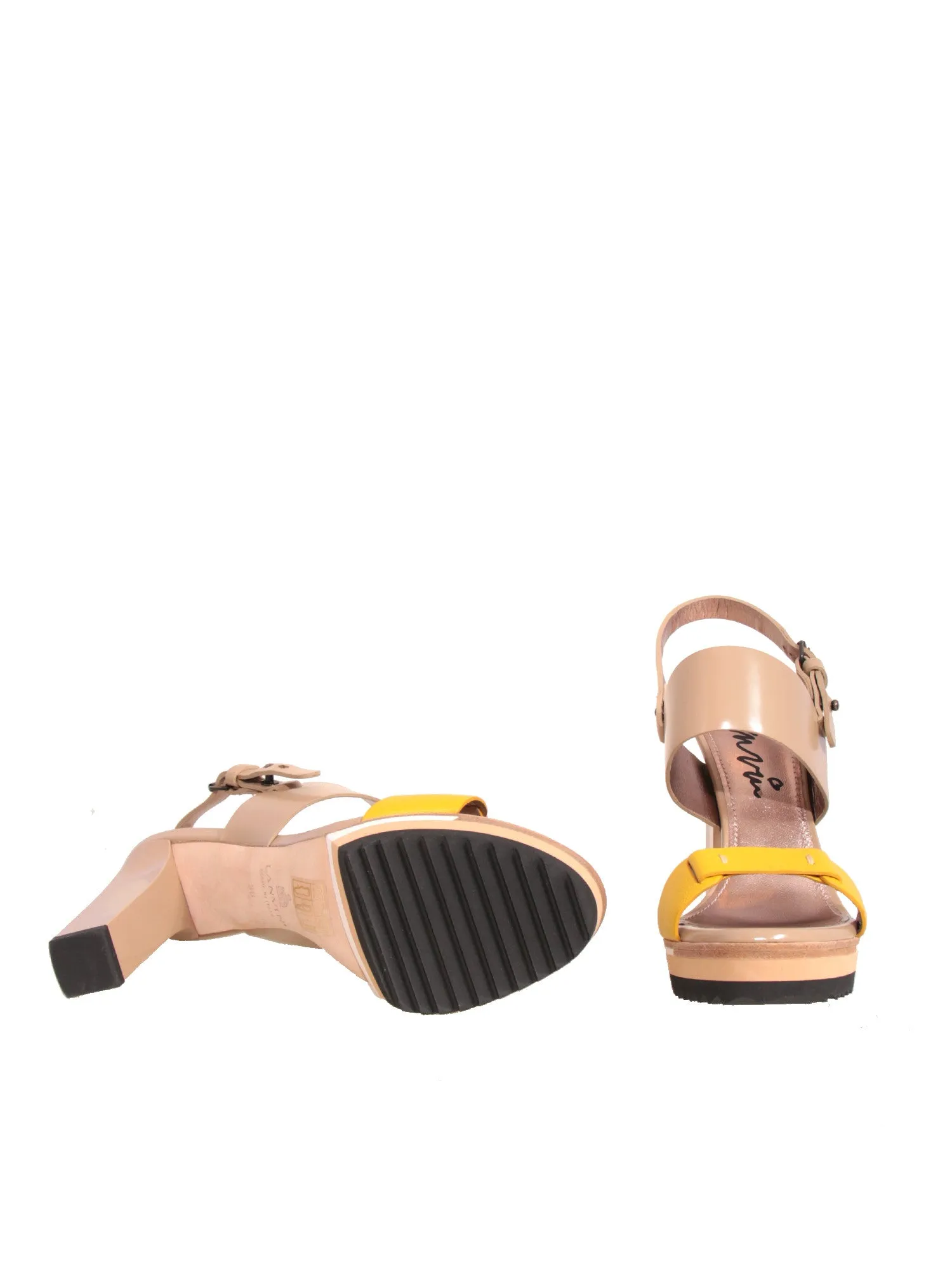 Platform Leather Sandals