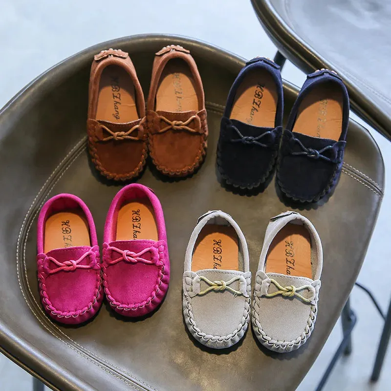 PU Leather Moccasins for Children Multivariant