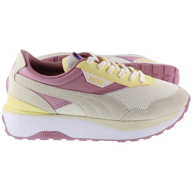 Puma Trainers Womens Cruise Rider Candy Whisper White Pink