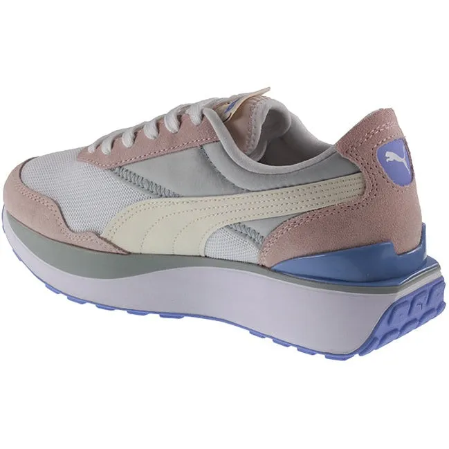 Puma Trainers Womens Cruise Rider Silk Road Pristine Platinum Grey
