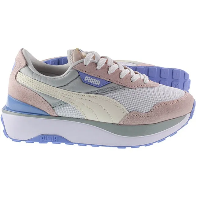 Puma Trainers Womens Cruise Rider Silk Road Pristine Platinum Grey