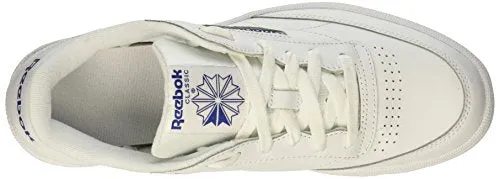 Reebok Men's Club C 85 Fashion Sneaker, White/Royal-Gum, 10.5 M US