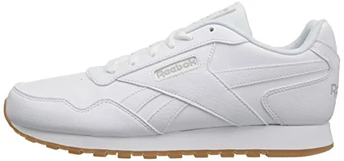 Reebok womens Classic Leather Harman Run Sneaker, White/Steel/Gum, 6.5 US
