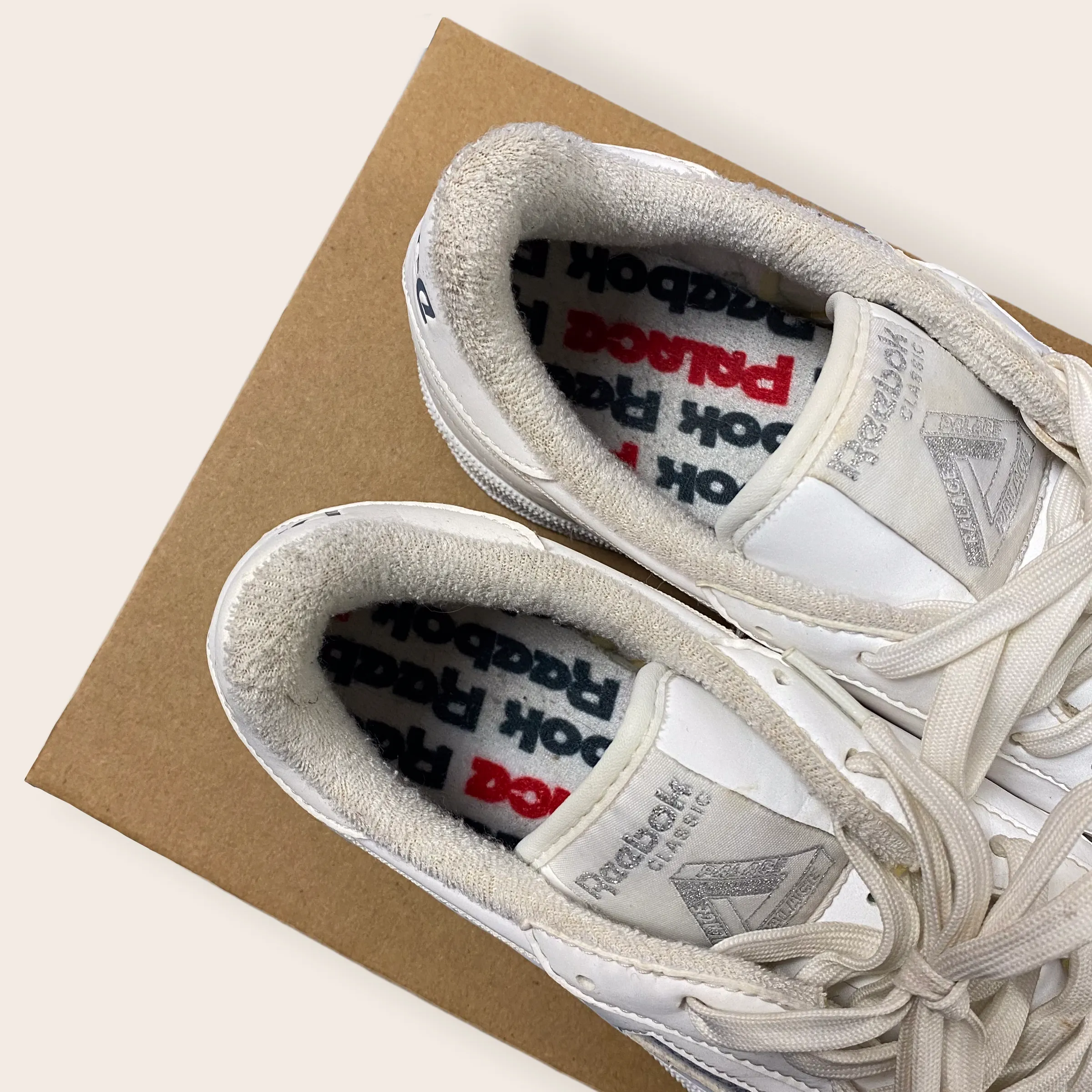Reebok x Palace club c 3M reflective trainers - UK 9