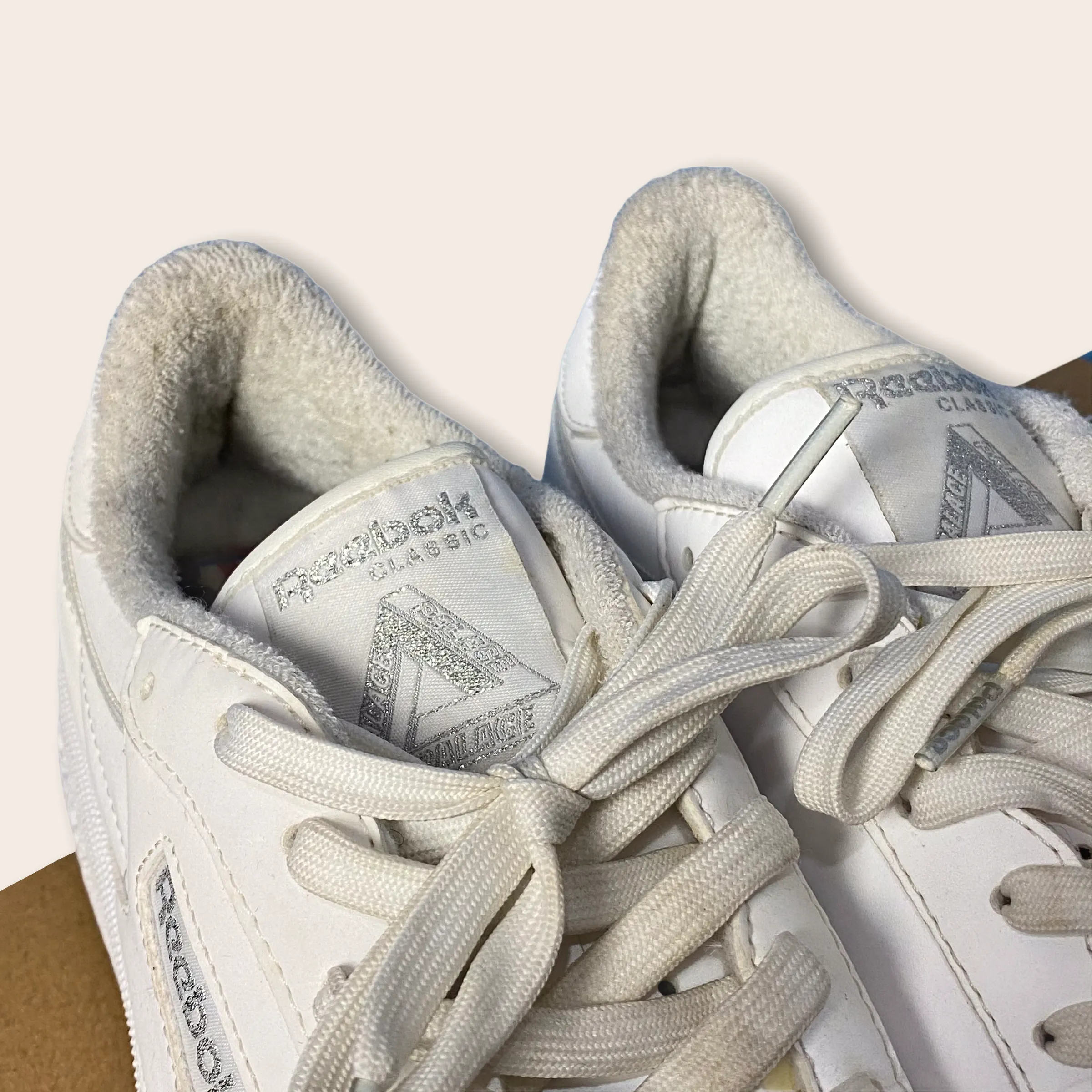 Reebok x Palace club c 3M reflective trainers - UK 9