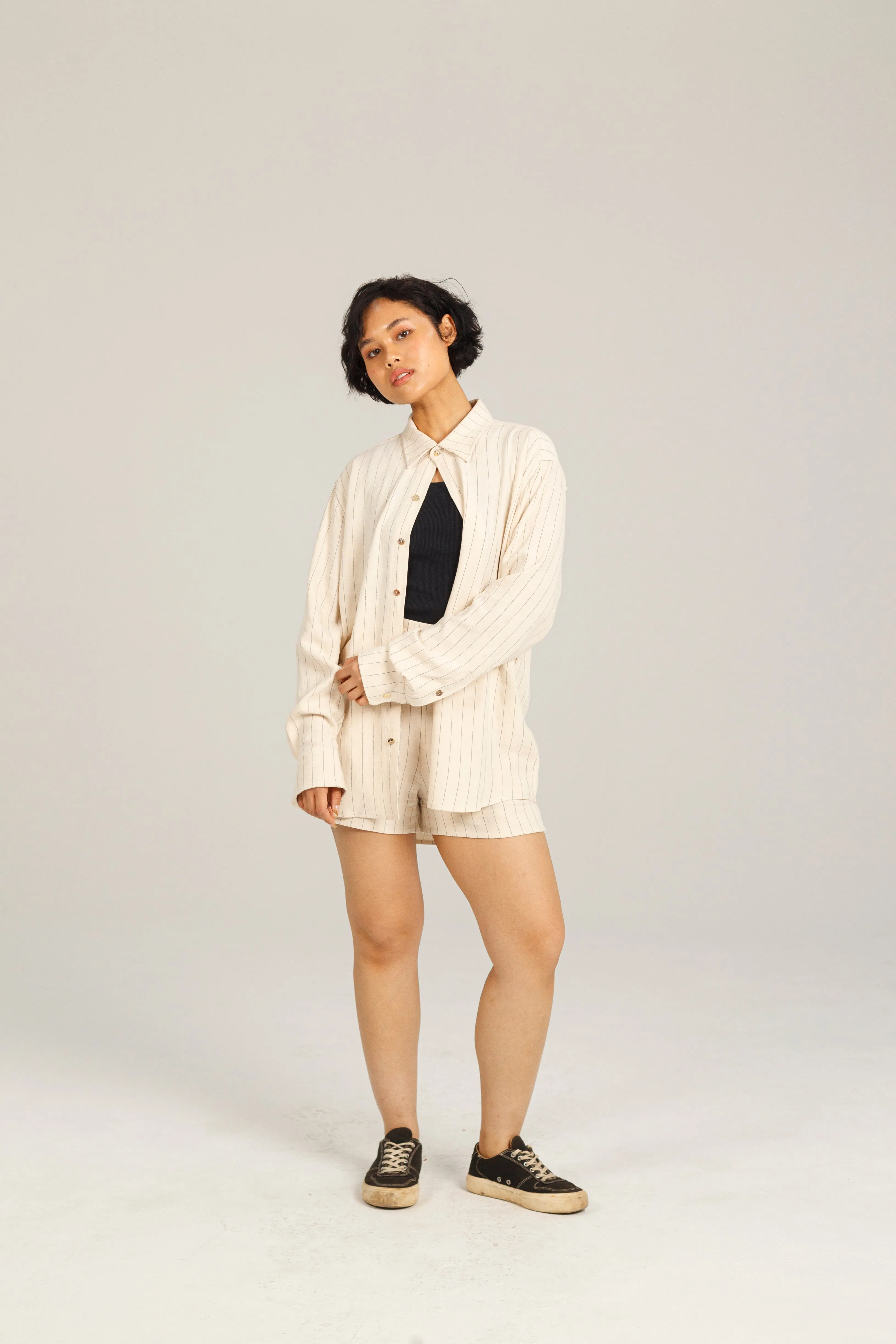 Relaxed Linen Button Down Shirt