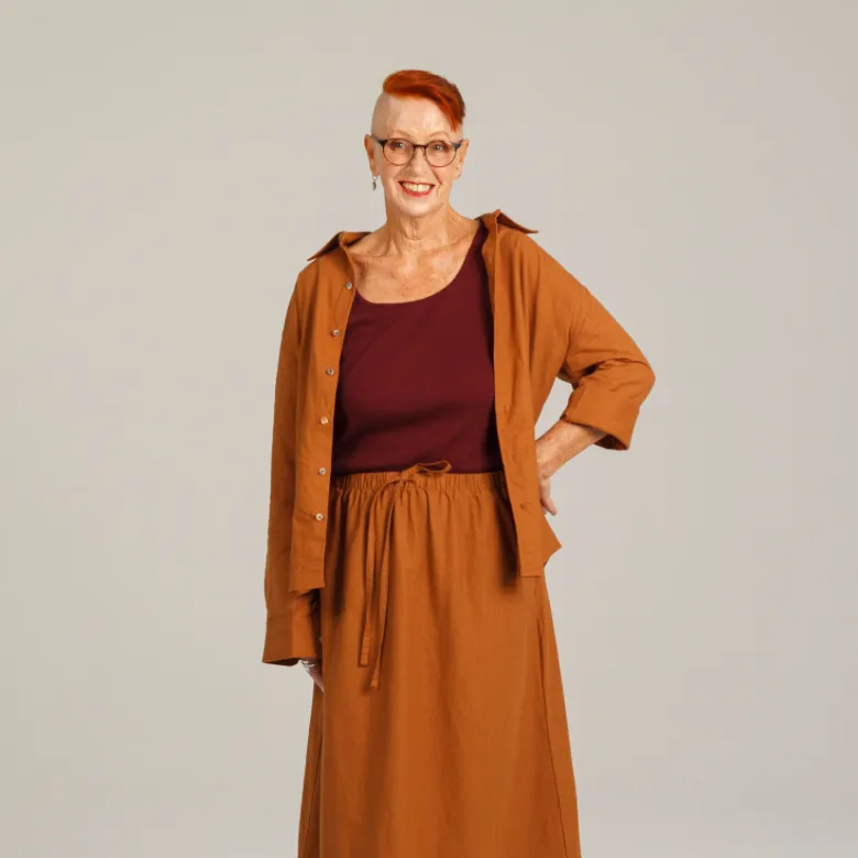 Relaxed Linen Button Down Shirt