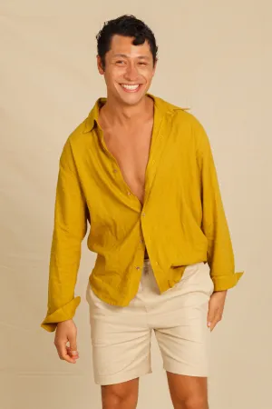 Relaxed Linen Button Down Shirt