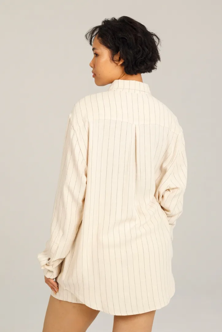 Relaxed Linen Button Down Shirt