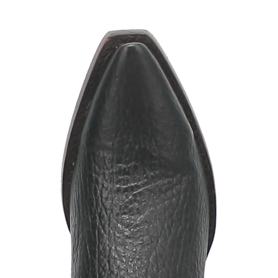 Rio Lobo Leather Boot - Black/Burgundy - DI154-BK