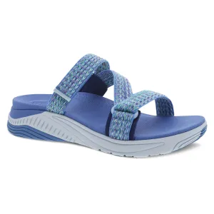 Rosette Adjustable Eva Sandal in Blue
