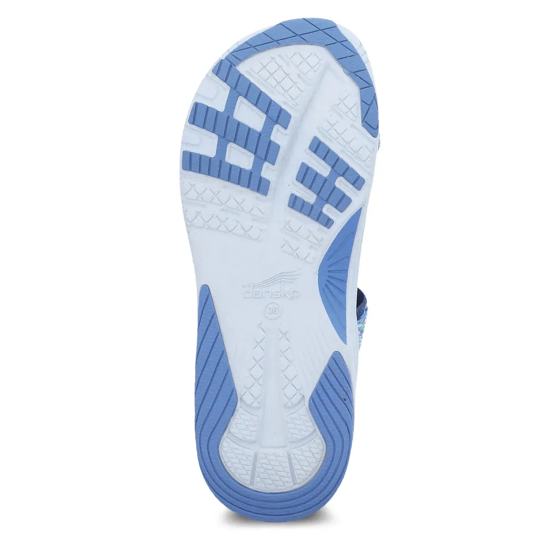Rosette Adjustable Eva Sandal in Blue