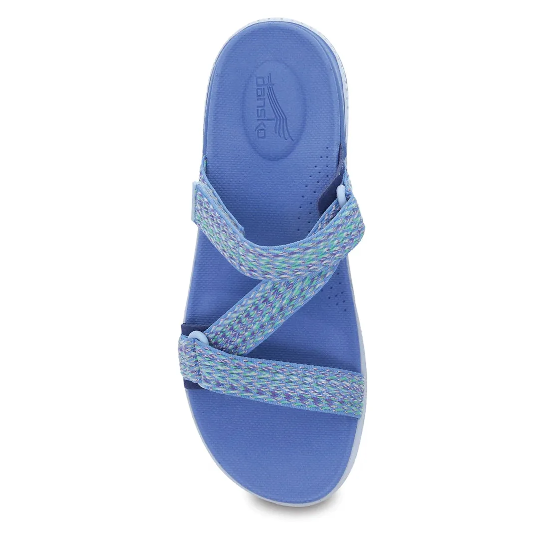 Rosette Adjustable Eva Sandal in Blue