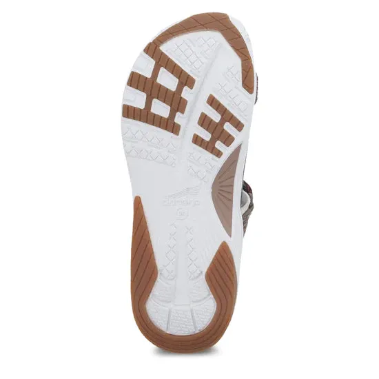 Rosette Adjustable Eva Sandal in Brown