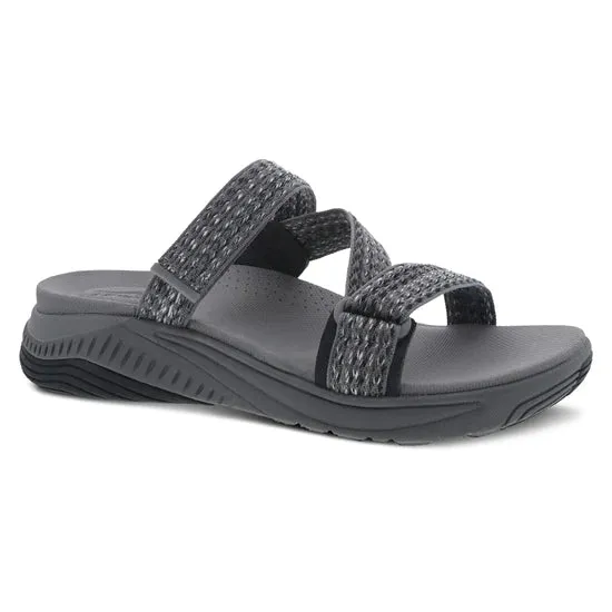 Rosette Adjustable Eva Sandal in Grey