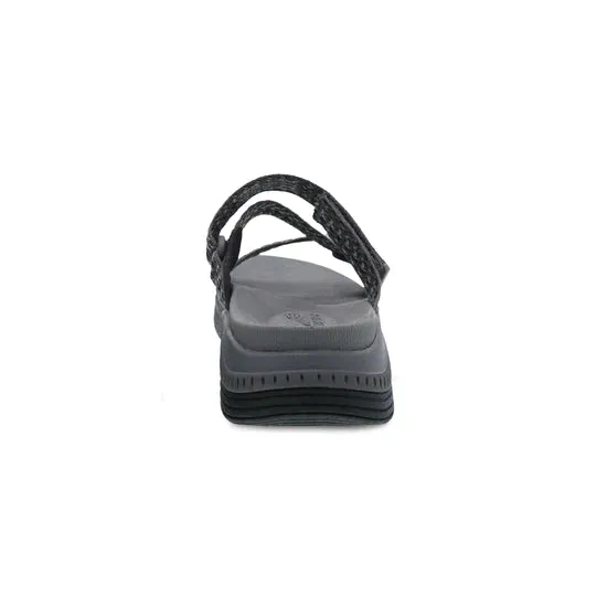 Rosette Adjustable Eva Sandal in Grey