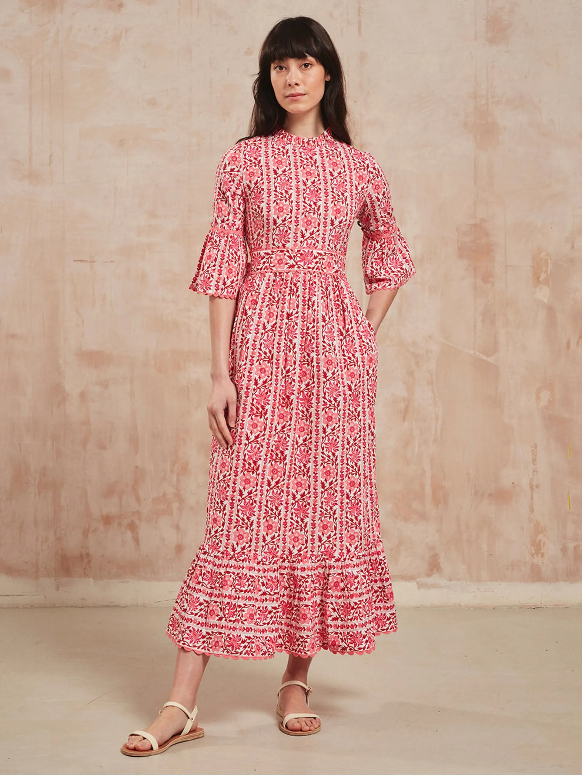 Rosewood border Savannah dress