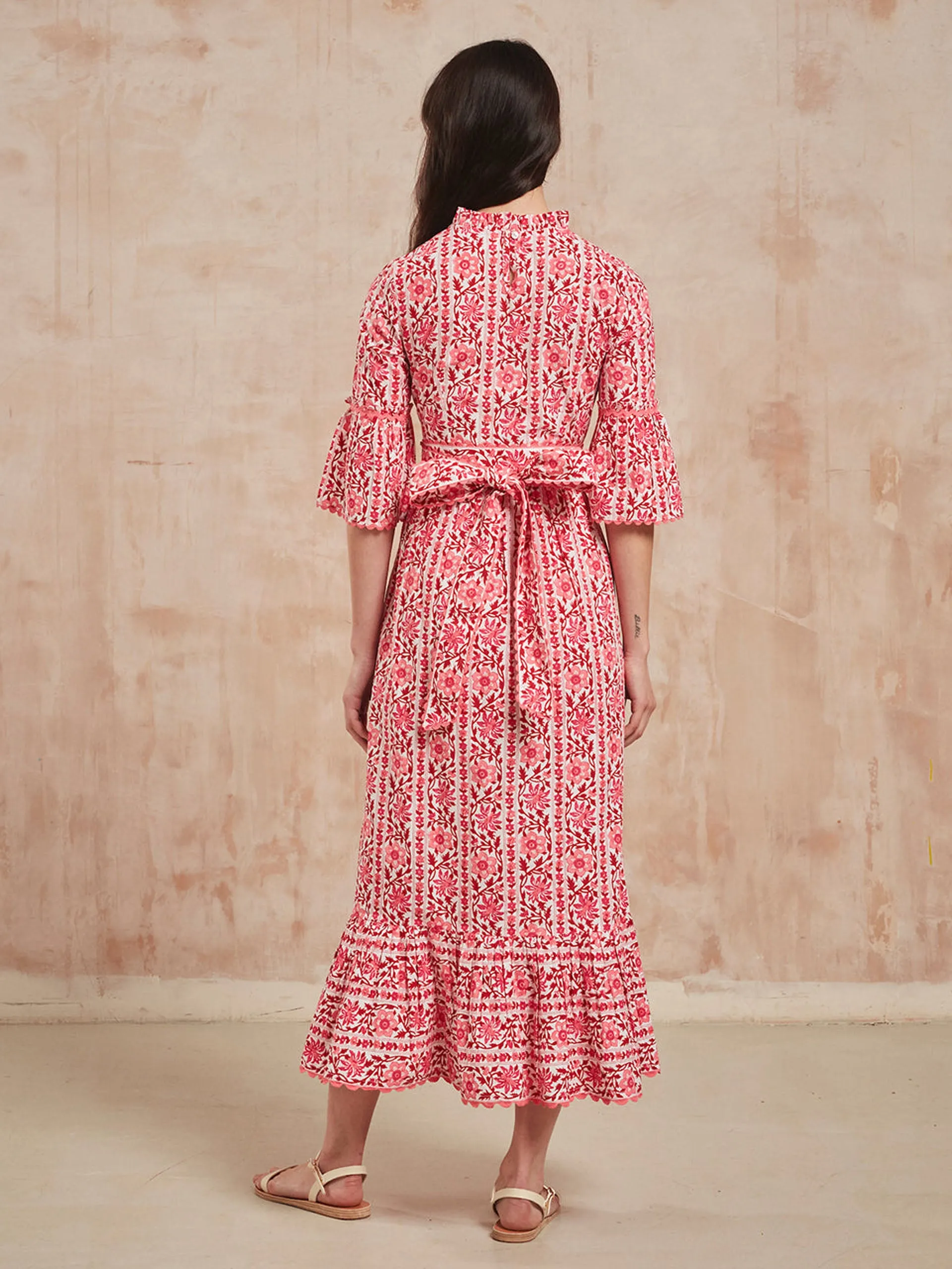 Rosewood border Savannah dress