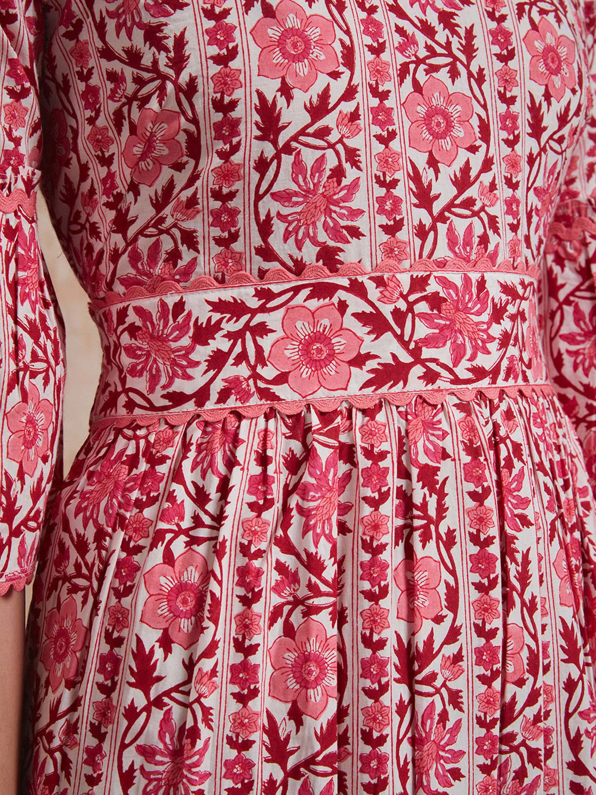 Rosewood border Savannah dress